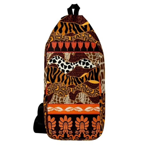 Sac à dos à bandoulière zèbre léger pour soulager le dos et ranger vos affaires