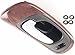 Dorman 82094 Front Driver Side Interior Door Handle Compatible with Select Chrysler Models, Chrome Lever; Carbon Fiber Housing