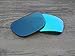 Ice Blue Mirror Polarized Replacement Lenses Compatible with Oakley Twoface Sunglasses