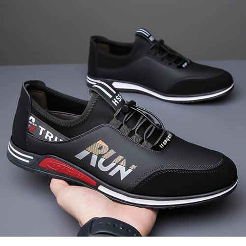 Men's Multi-Use Casual Sports Shoes - Honeycomb Mesh, Non-Slip Wave Outsole, Asymmetrical Neon Trim Design - Perfect for Daily Commute, Gym Workouts & Weekend Street Leisure4