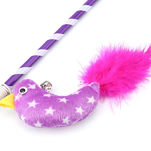 Junlucki Brinquedo caçador de gatos, brinquedo suave para gatinhos, brinquedo interativo durável, ca