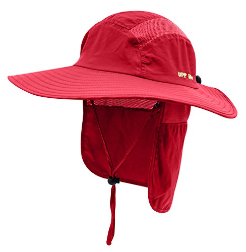 Home Prefer Adult UPF 50+ Sun Protection Cap Wide Brim Fishing Hat