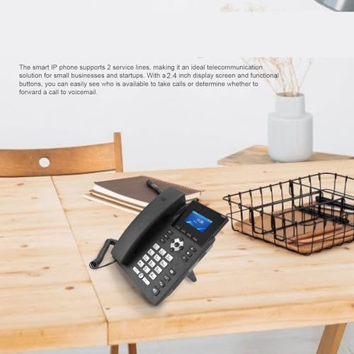 Teléfono IP BONKZEBU SIP T34W WiFi con pantalla 2.4'' miniatura 2