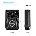 ONCHEER 1080P Body Camera, Police Body Cam with 12H Continous Record, 64G SD Card, Shoulder and Waist Clips, Lightweight Personal Body Worn Cameras for Law Enforcement, Security Guards, Cycling Trip