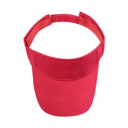 Image of HH HOFNEN Sports Sun Visor Hats Cotton Twill Ball Adjustable Sun Caps for Men Women