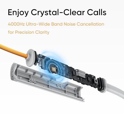 Image of realme Buds Wireless 5 ANC in Ear Bluetooth Headphones, 50dB ANC, 13.6mm Dynamic Bass Driver, 360 Spatial Audio, 45ms Low Latency, Upto 38hrs Playback, IP55 Rating, Dual Device Connection - (Silver)