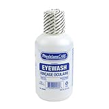 First Aid Central 100485 PhysiciansCare Emergency Eye Wash Solution, Made in Canada, 16 Oz. Bottle