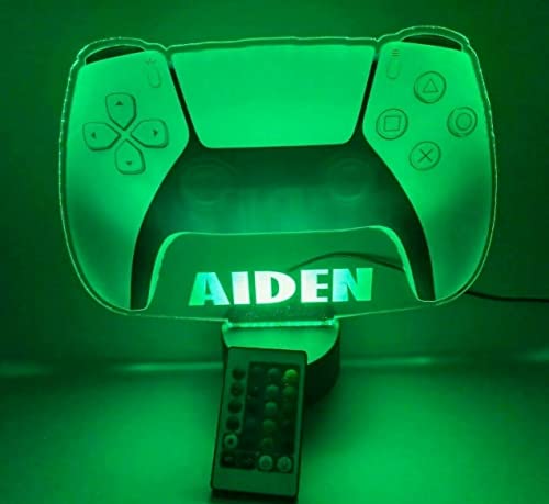 Lámpara de mesa LED multicolor con mando personalizado miniatura 4