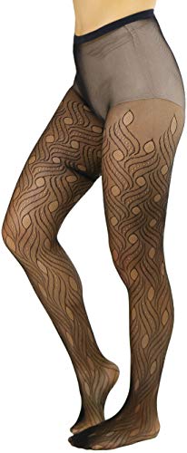 Image of ToBeInStyle Women's Sexy Vibrant Fine Classic Fishnet Full Footed Pantyhose