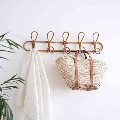 Crochet rotin vêtements enfants pour ranger vestes et chapeaux avec style - 6