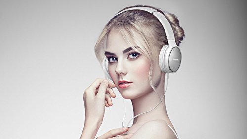 Panasonic RP-HF300 On-Ear Kopfhörer, Silber/ Weiß