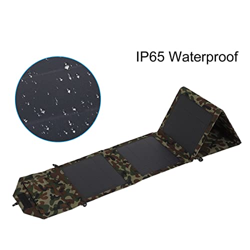 50W Portable Foldable Solar Panel Charger Kit 2 Usb Ports Camo Color Monocrystalline Silicon Solar Panel For Camping Hiking Outdoor #TOP5