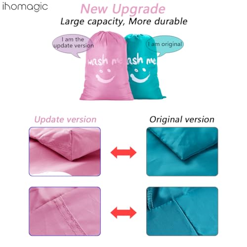 IHOMAGIC 120L Extra Large Laundry Bags for Travelling 420D Nylon Travel Laundry Bag - Image 4