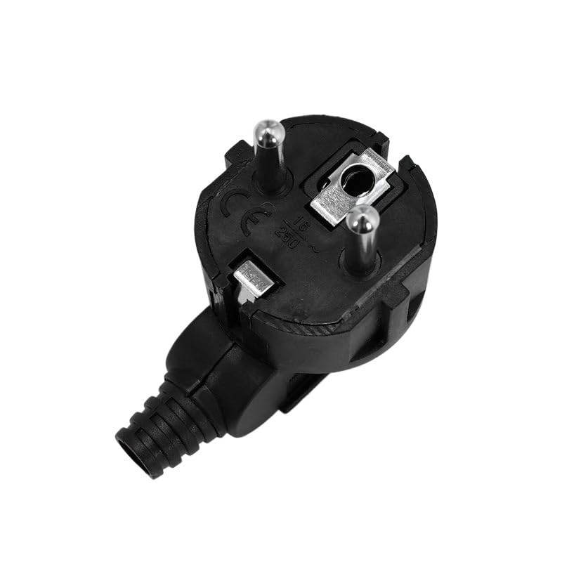 EU Replacement Plug France Power Cable Connector Electrical Socket 4.0mm Male Screw Connections Adapter(5pcs,Type 14)