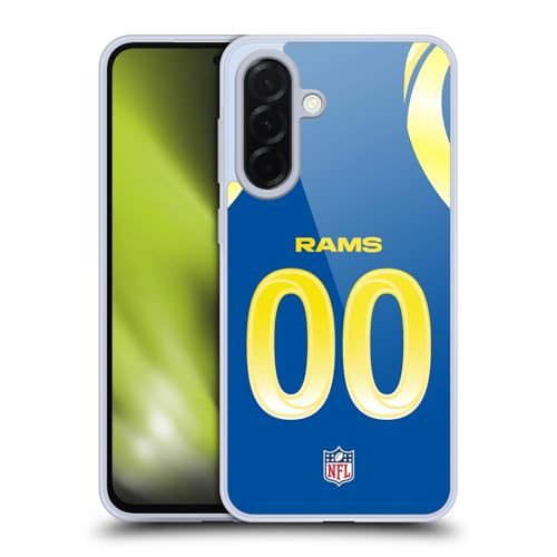 Coque Samsung Galaxy A36 5G NFL Rams personnalisable avec votre numéro