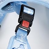 Stitch Hundegeschirr, bequem und verstellbar, ideal für Spaziergänge und Training, Robustes und atmungsaktives Material (Light Blue, XS-S)