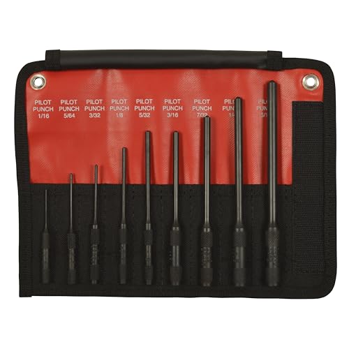 Mayhew Pro 62252 109-K Pilot Punch Kit, 9-Piece by Mayhew - Used condition - US$39.24