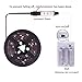 XYOP Led Strip Lights Battery Powered RGB 2M 6.56ft Battery Operated Led Battery Lights with 3 Keys Controller Waterproof Battery Led Rope Lights for TV, Bedroom, Mirror, PC, Camping & Home Decoration