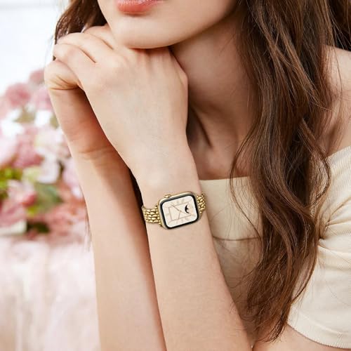 VISOOM Apple Watch Se 11~1 Bands Iwatch 44/45/46/42mm for Women Gold - image 6
