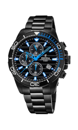 Preisvergleich Produktbild Festina Herren Chronograph Quarz Uhr mit Edelstahl Armband F20365 / 2