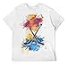 Ink Painting and Ice Hockey Unisex Shirts T-Shirts Crew Neck Casual Fashion Unisex Short Sleeve