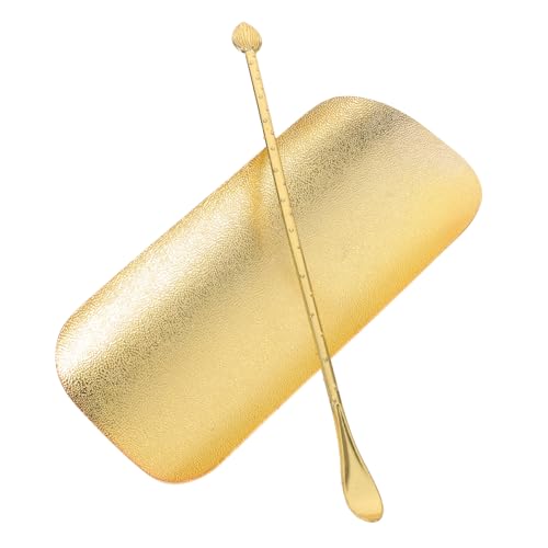 OFFSCH 1Set Tea Ceremony Accessories Alloy Tea Shovel Spoon for Loose Tea Practical Tea Leaf Holder for Tea Ceremony Present for Tea Lovers Enthusiasts