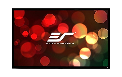 Image of Elite Screens ezFrame Series, 84-inch Diagonal 16:9, Sound Transparent Perforated Weave AcousticPro1080P3 Fixed Frame Projection Screen, R84WH1-A1080P3