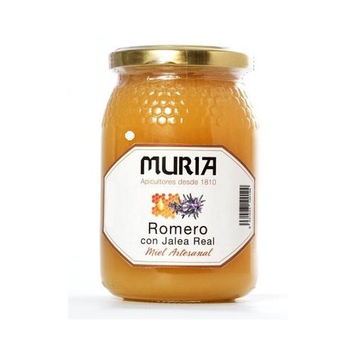 Miel Romero Cruda avec jalée royale 250 g de Muria Cover
