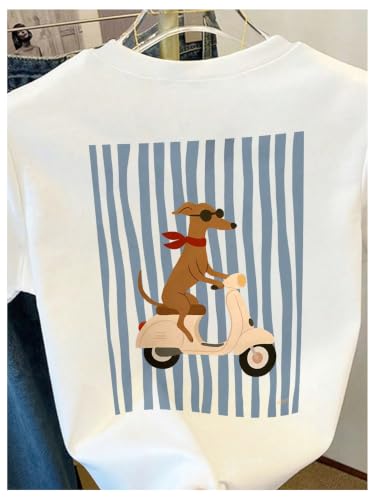 Image of BEAUDRM Women's Graphic Tees Cute Graphic T Shirts Trendy 2000s Outfits