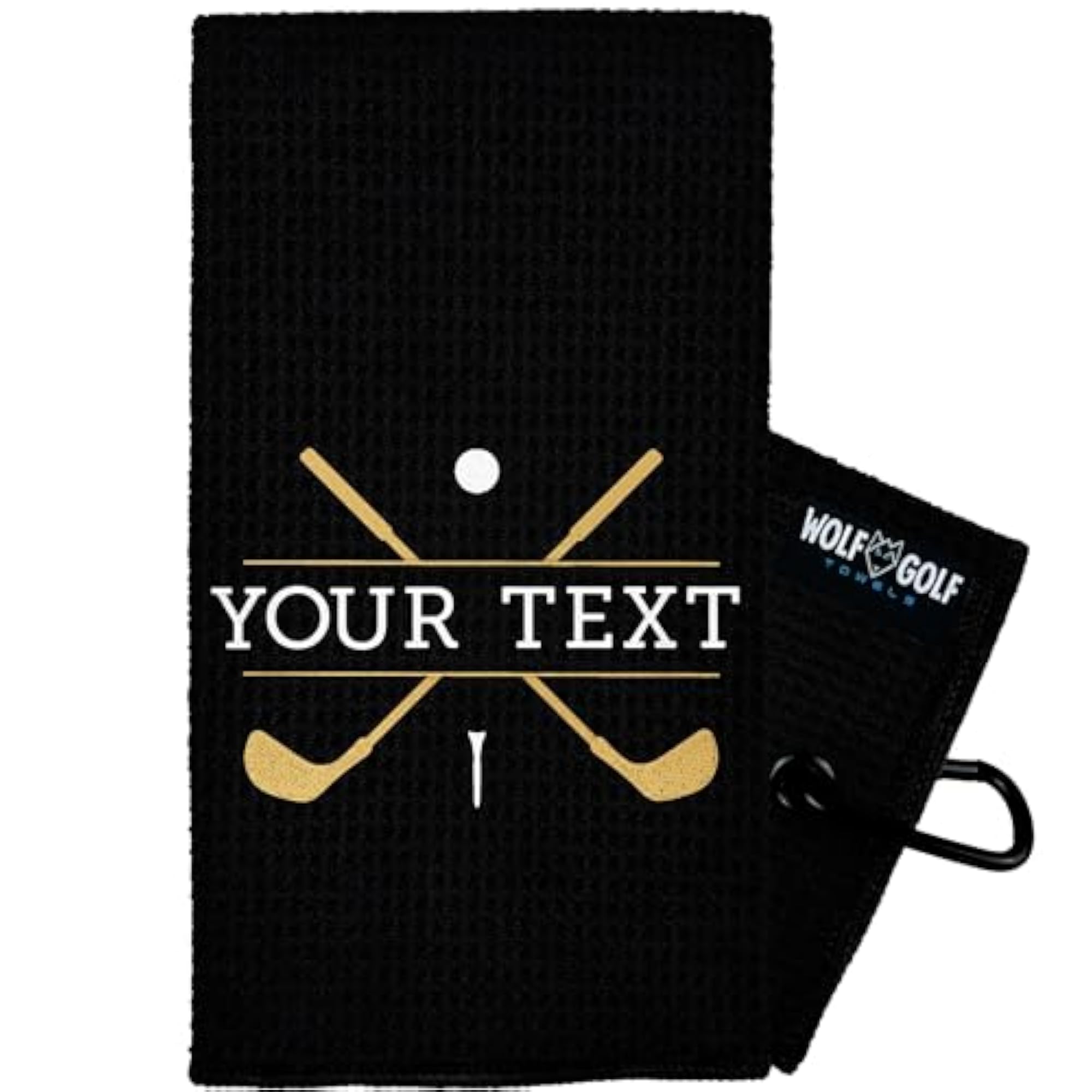 Custom Embroidered Towel for Bags, Personalized Gift