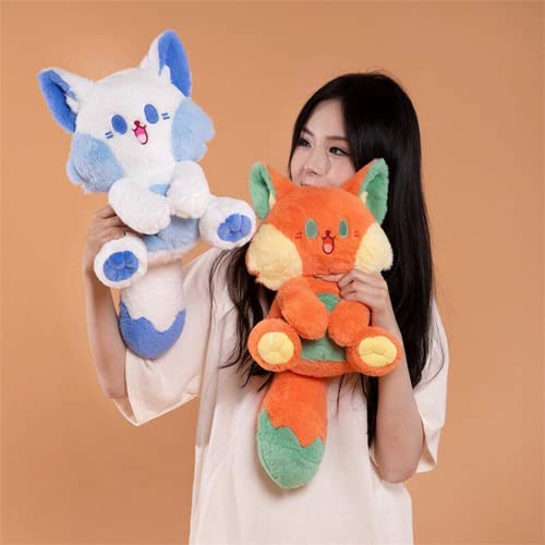 Qcotng Fox Stuffed Animal Cute Plush Toy With Big Tails Soft Stuffed Animals For Boys And Girls Birthday Gift For Kids(19 Inch Yellow) #TOP2