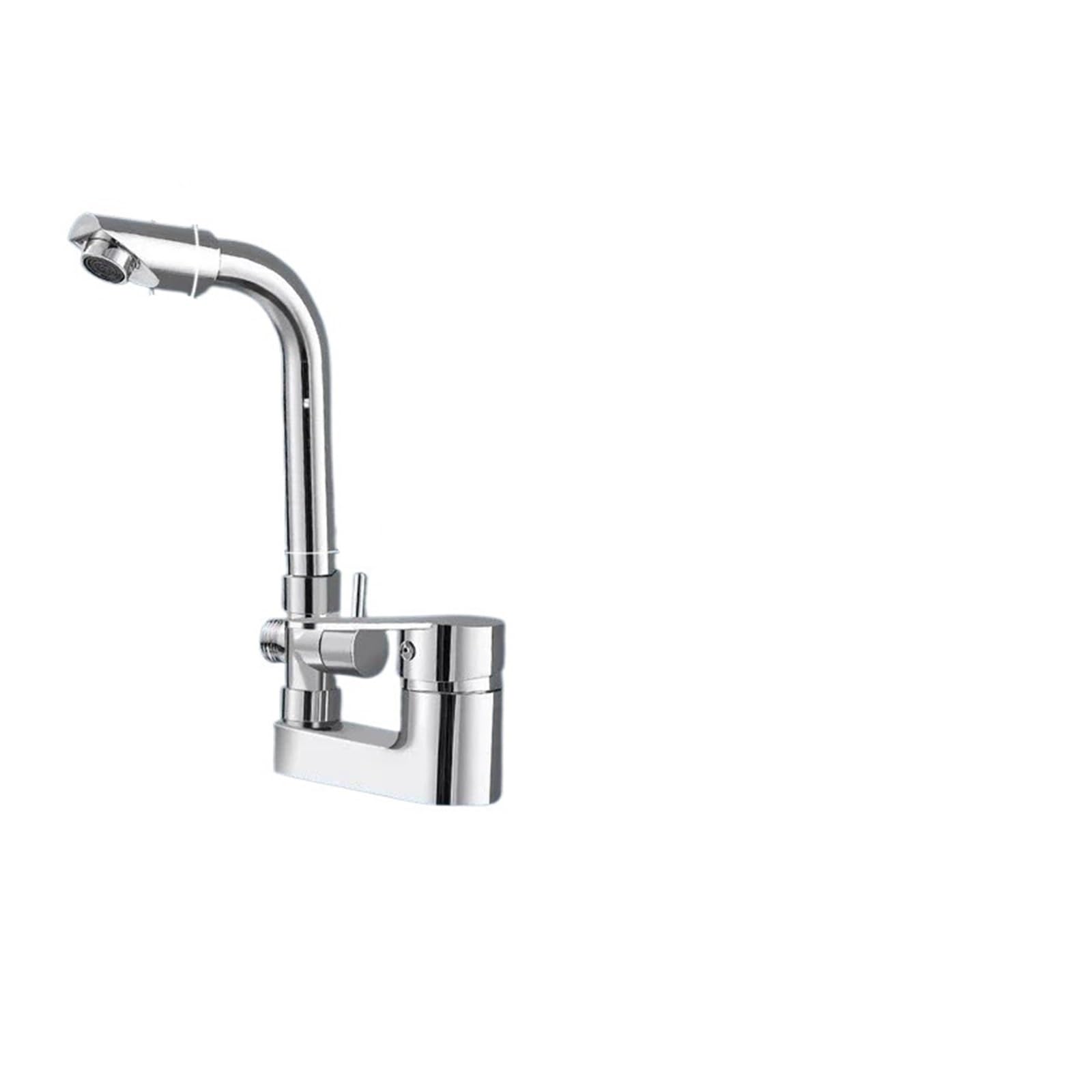 Chrome Basin Shower Faucet Multifunctional Bathroom Mixer Valve Basin Faucets Hot Cold Mixer Valve Single Handle Deck Mounted(QiZi)