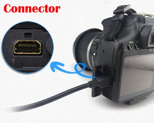 Cavo USB ABLEGRID Per Fotocamera Nikon Coolpix B500 - Sincronizzazione Dati 3,3 Piedi