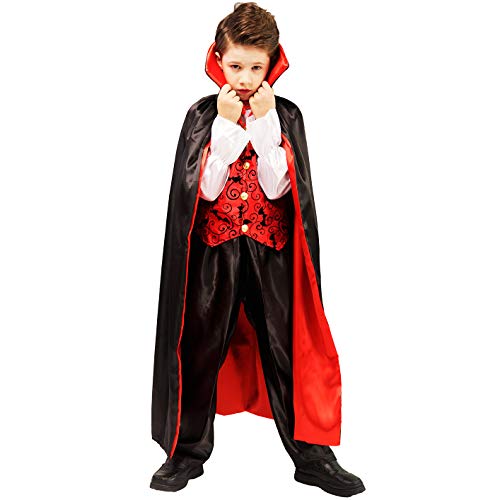 Disfraz de Vampiro Gótico Clásico para Niños miniatura 3
