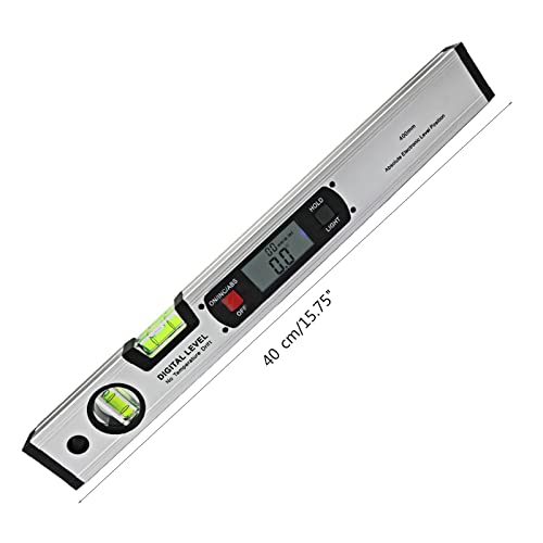Nivel Digital JAGTRADE Protractor 360° 16 pulg LCD Retroiluminado miniatura 5