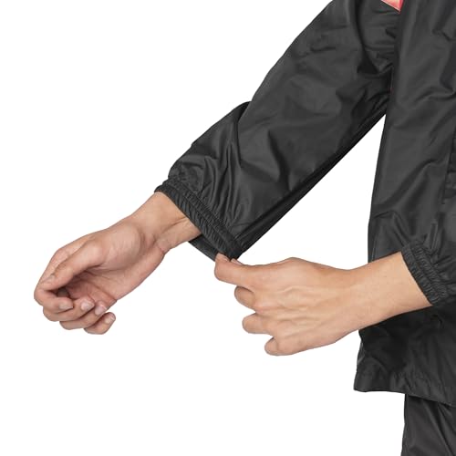 Image of Citizen Hooded Raincoat for Men Women Waterproof for Bike Riders Hd Butter Fabric Lightweight Stylish Sealed Hood, Large Pockets, Heavy-Duty Zippers Rainwear with Carry Pouch-CR016