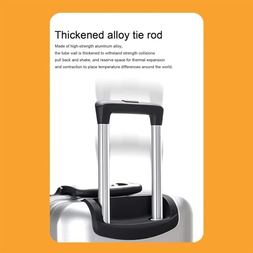 Luggage Travel Gear Luggage USB Charging Composite Wear Resistance and Scratch Suitcases with Wheels(D,22 in)3