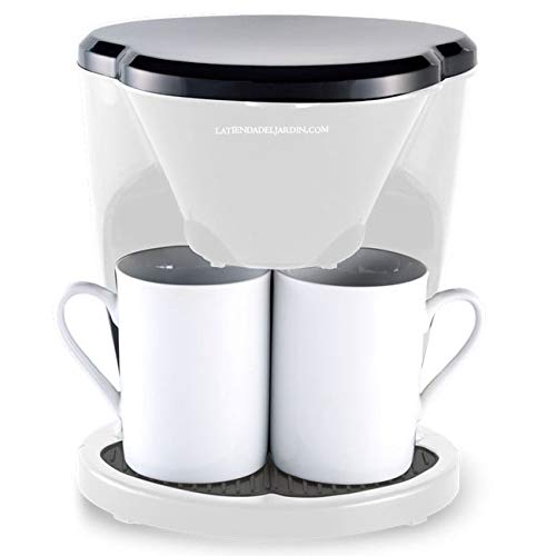 Suinga Cafetière à goutte noire de 0,6 litre (2 tasses) et 450 W. Dimensions : 17 x 15 x 20 cm