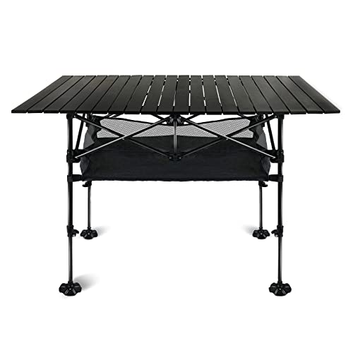 LEADALLWAY Mesa de Camping Ajustable de Aluminio 47" L x 22" W miniatura 4