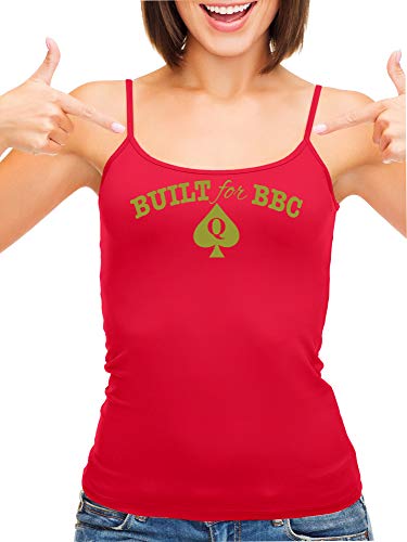 Knaughty Knickers Built for BBC PAWG Queen of Spades QOS Red Camisole Tank Top