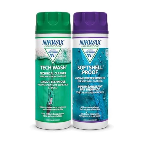 Nikwax Softshell Cleaning & Waterproofing Duo-Pack , 20 oz. / 600ml Cover