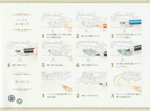 河出書房新社 空想街雑貨店の旅する塗り絵POSTCARD BOOK