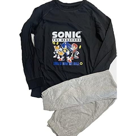 Sonic The hedgehog Boys Pyjamas Set Full Length (11-12 years) Multi Cover