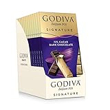 Picture of Godiva Chocolatier Chocolate Signature Mini Bars,72% Cacao Dark, 3.1 Ounce (Pack of 12)