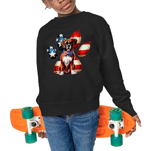 Patriotic Dog 4th of July Independence Paws Adult Youth T-shirt Hoodie Sweatshirt4