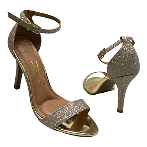 Sandalia Feminino Vizzano Dourado 37