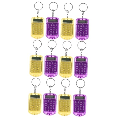 Mini calculatrice portable à clapet DOITOOL compacte pour les mathématiques (Lot de 12)