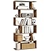 Produktbild VASAGLE Bücherregal, Regal mit 6 Ebenen, 24 x 70 x 191,6 cm, Standregal, Büroregal, freistehend, Dekoregal, zur Präsentation, modern, für Wohnzimmer, Schlafzimmer, Büro, vintagebraun LBC61BX