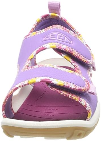 KEEN Kids Knotch Creek Open Toe Sandals, English Lavender/Festival Fuchsia, 6 US Unisex Toddler | Image 1