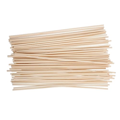 Happyyami Diffuser Sticks 100pcs Natural Rattan Aromatherapy Diffuser Refills for Home Office